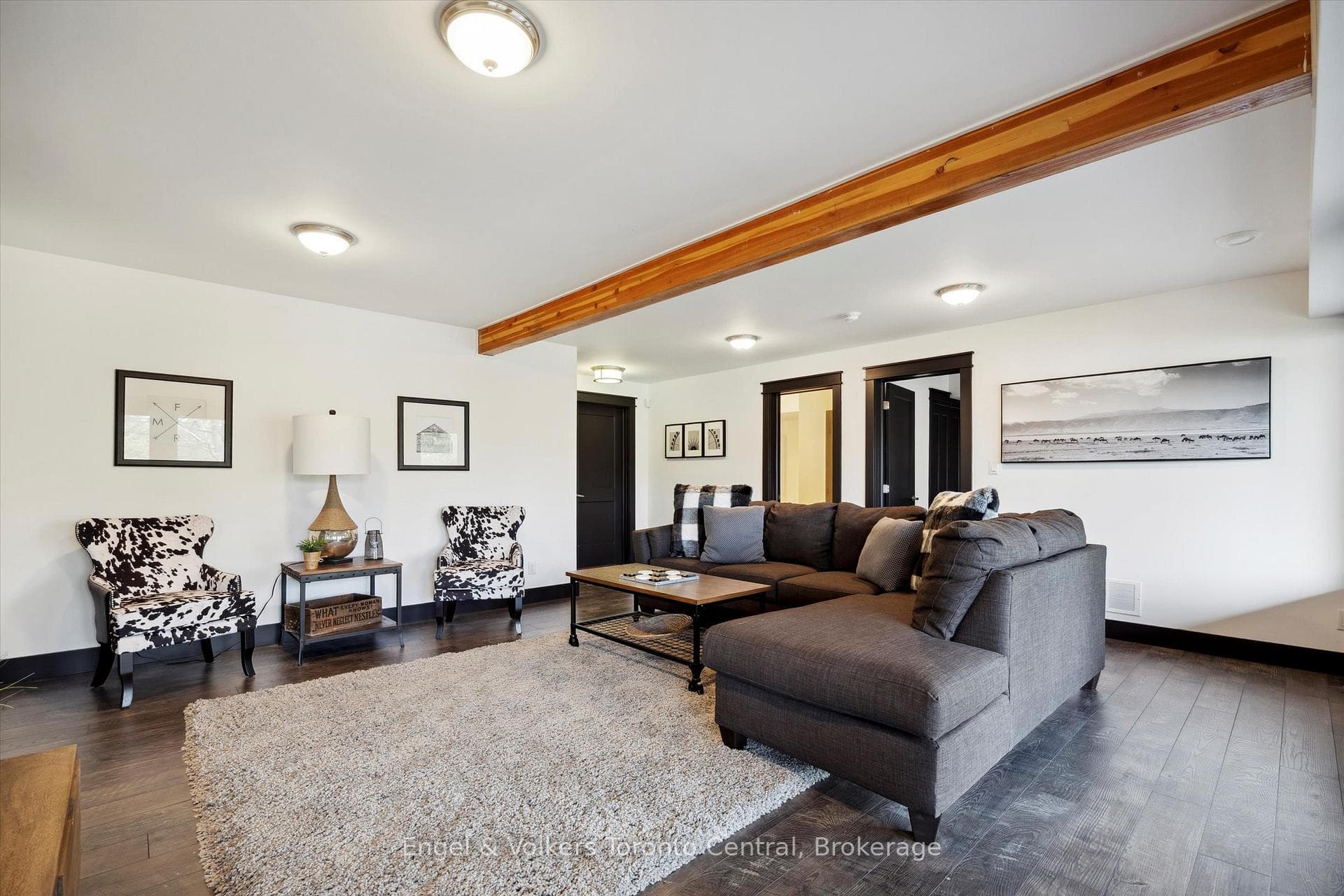 Lower level rec room...