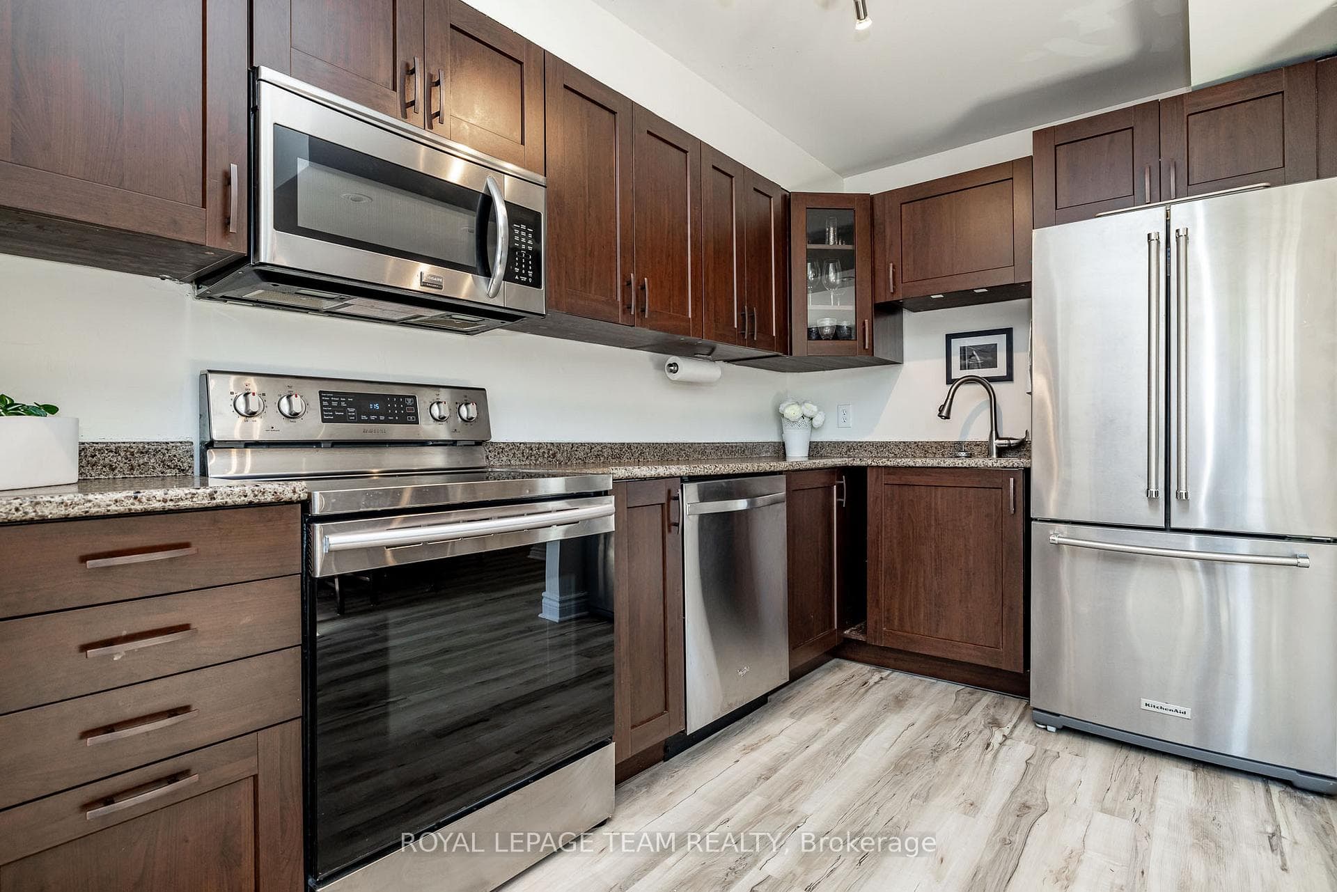 kitchen with stainless appliances