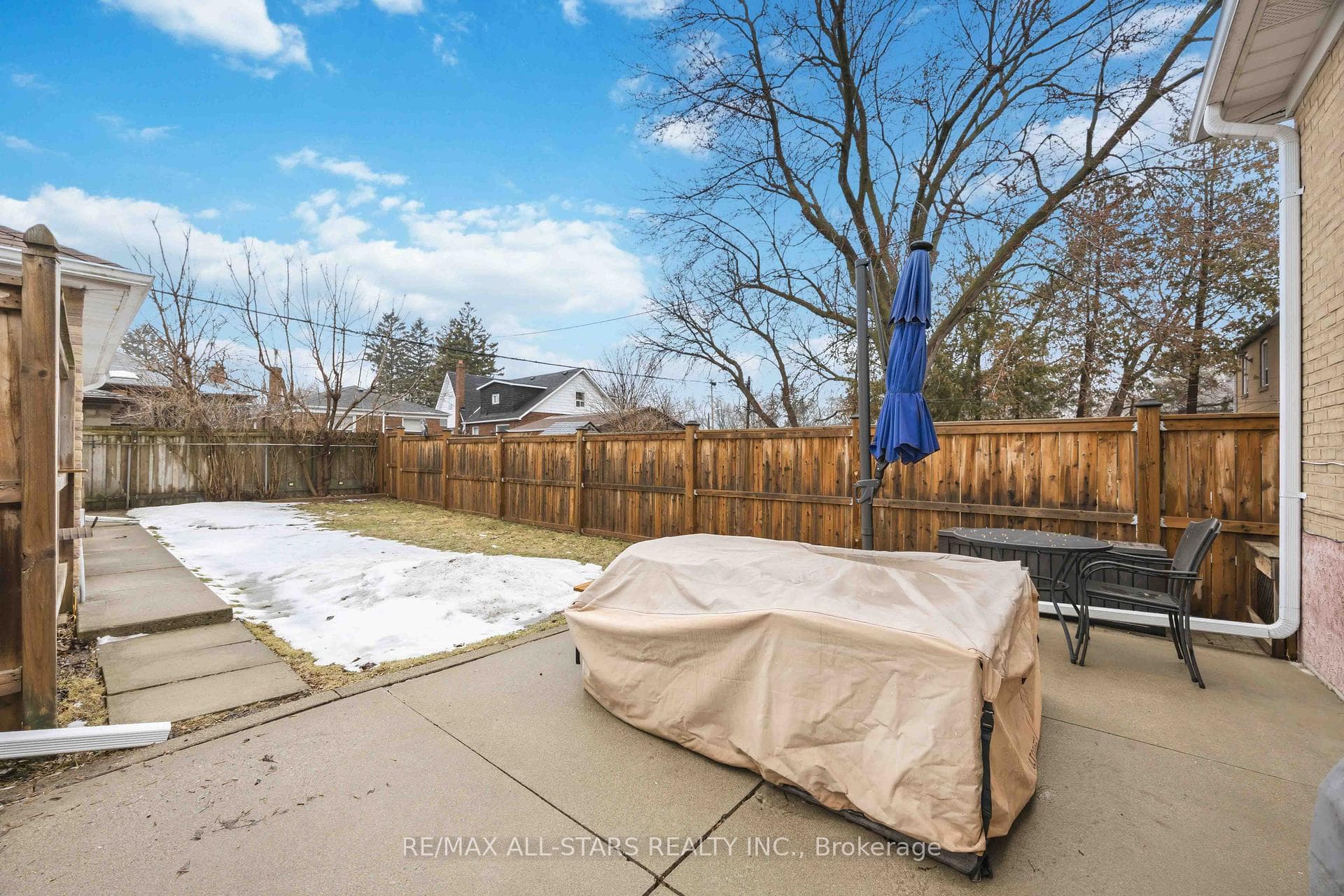 Fully Fenced Backyard