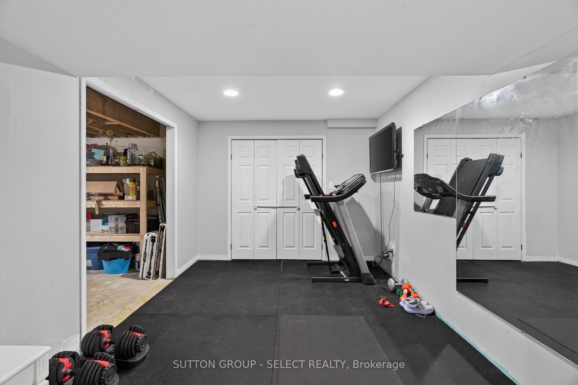 Gym beside Utility & Storage room