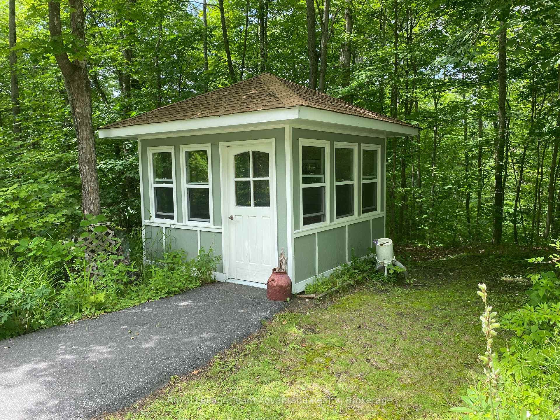 First gazebo freshly painted