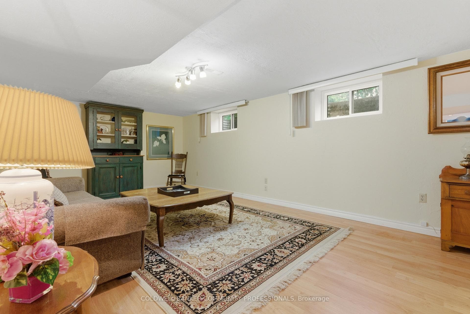 huge lower level rec room