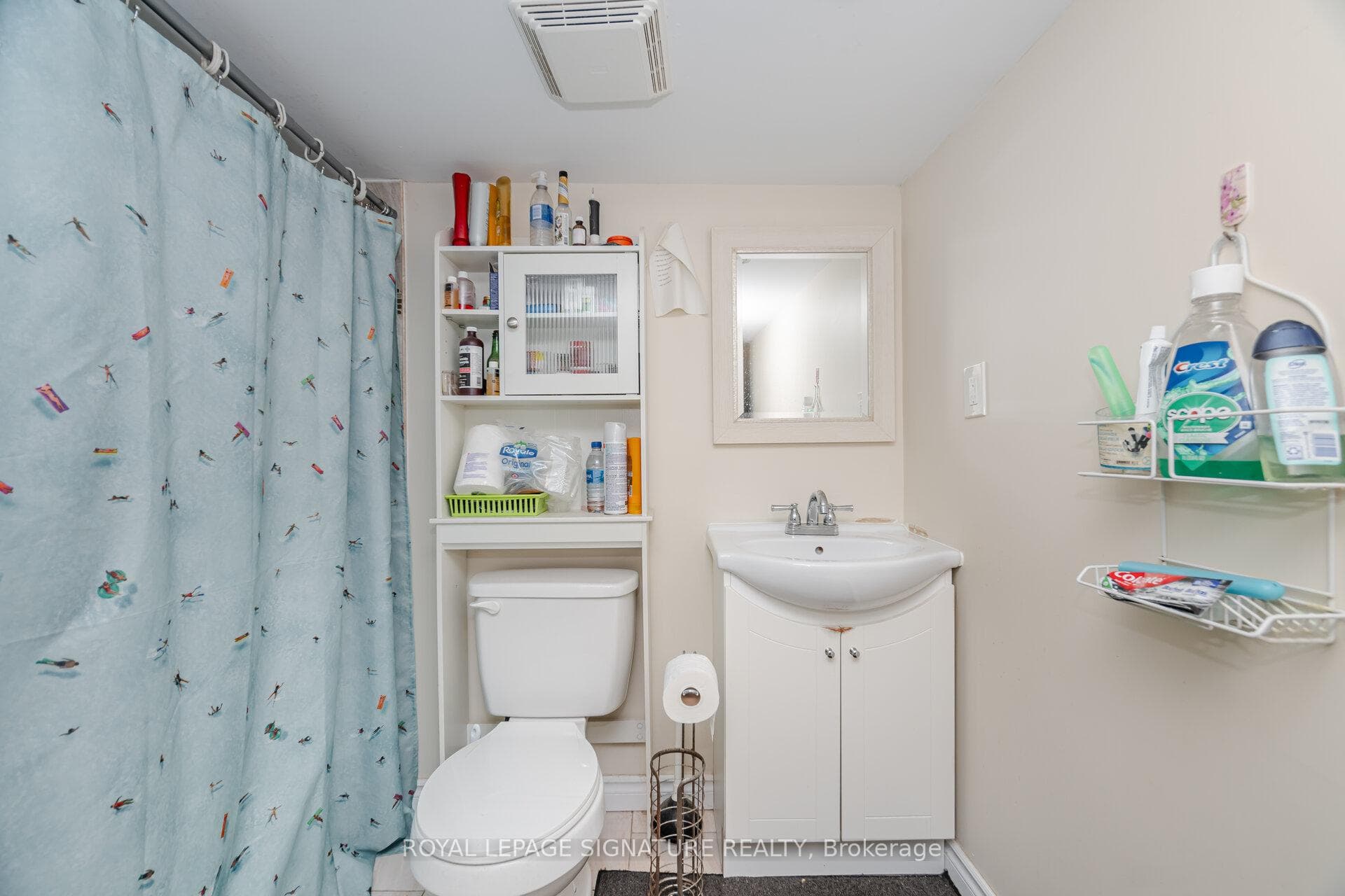 Basement washroom