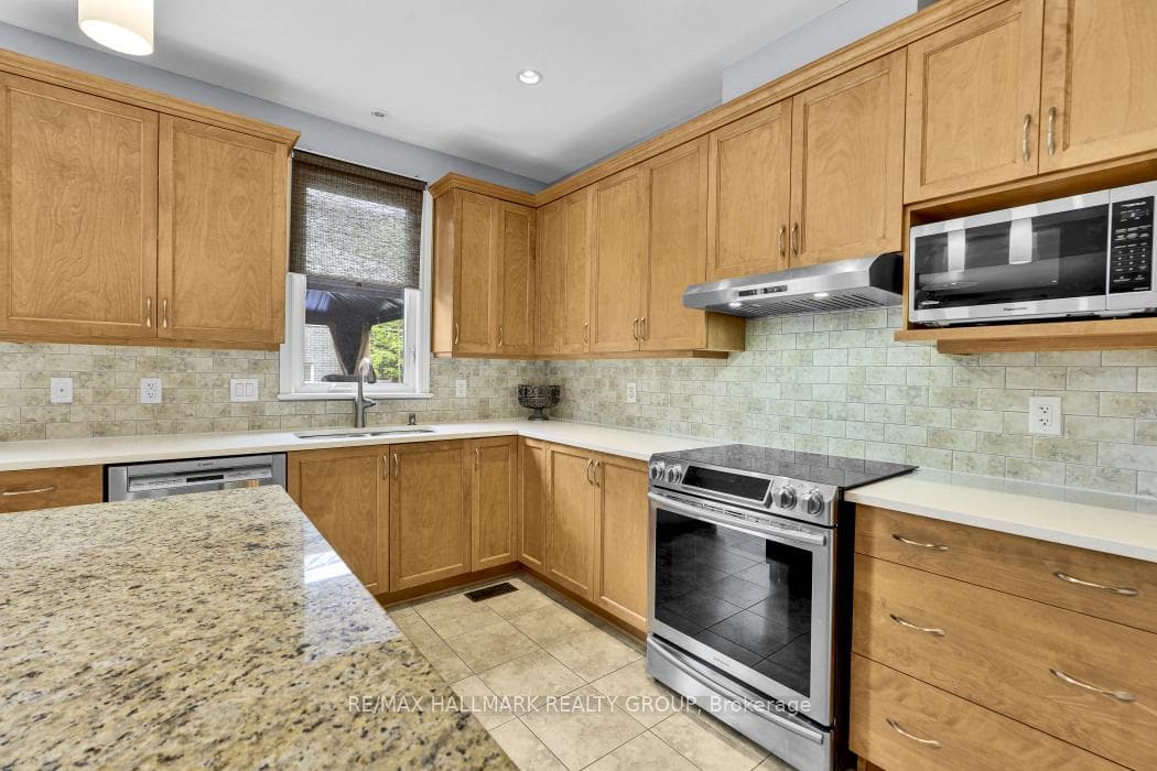 Stainless steel appliances.