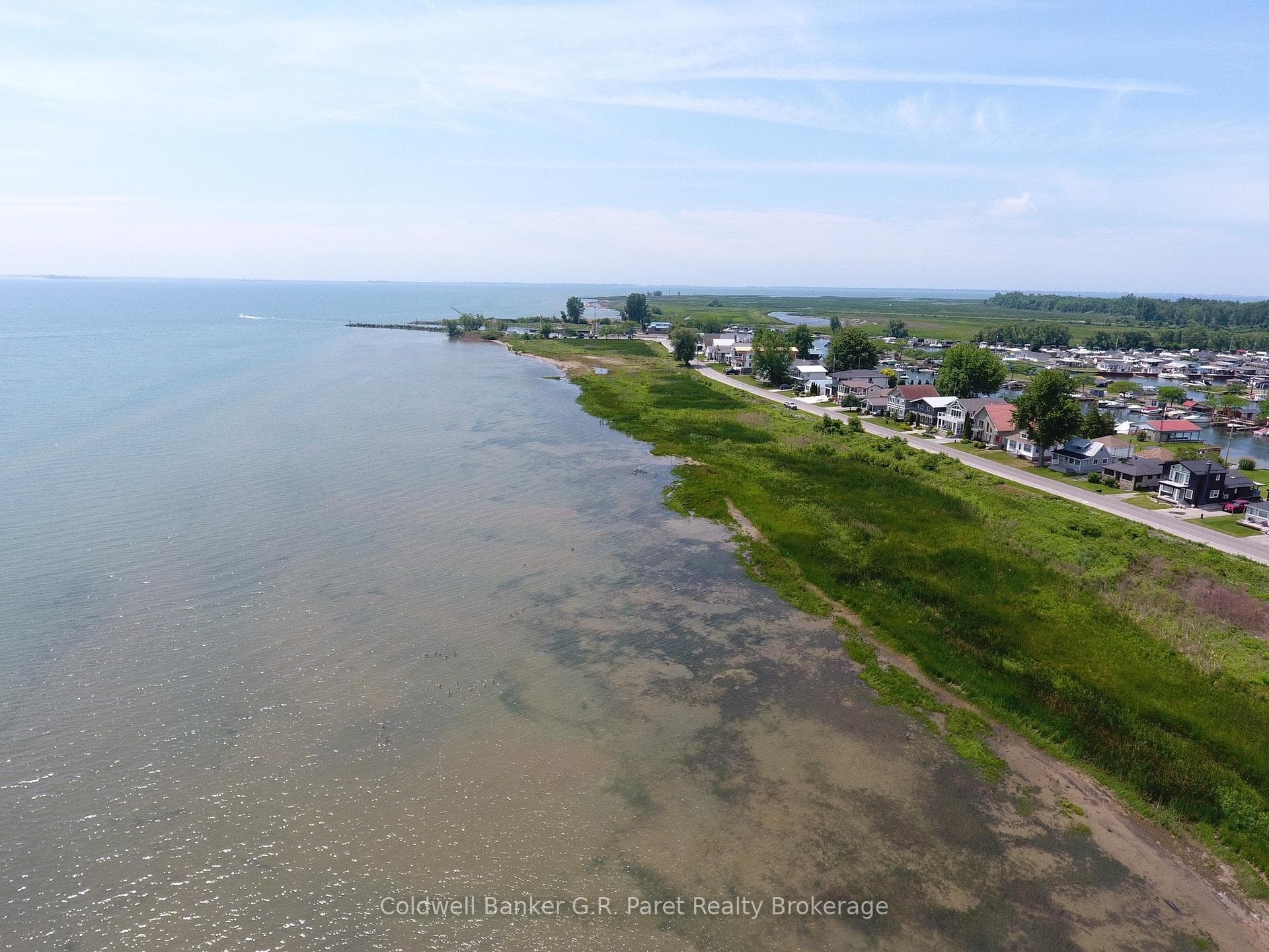Aerial view - South facing beach view.