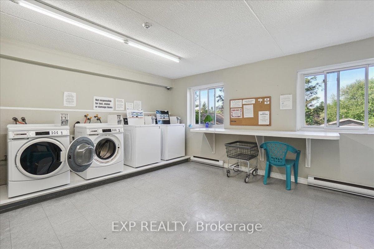 Laundry room close to unit!