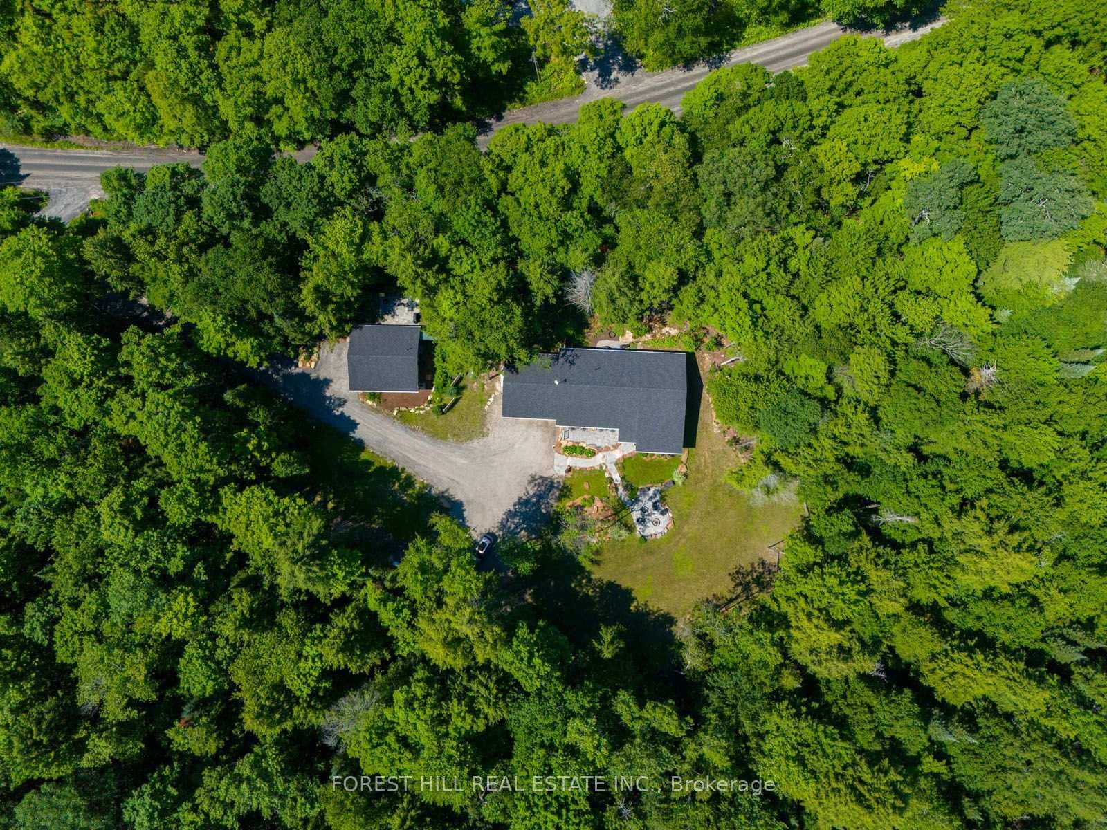Aerial View of Main and Guest Houses