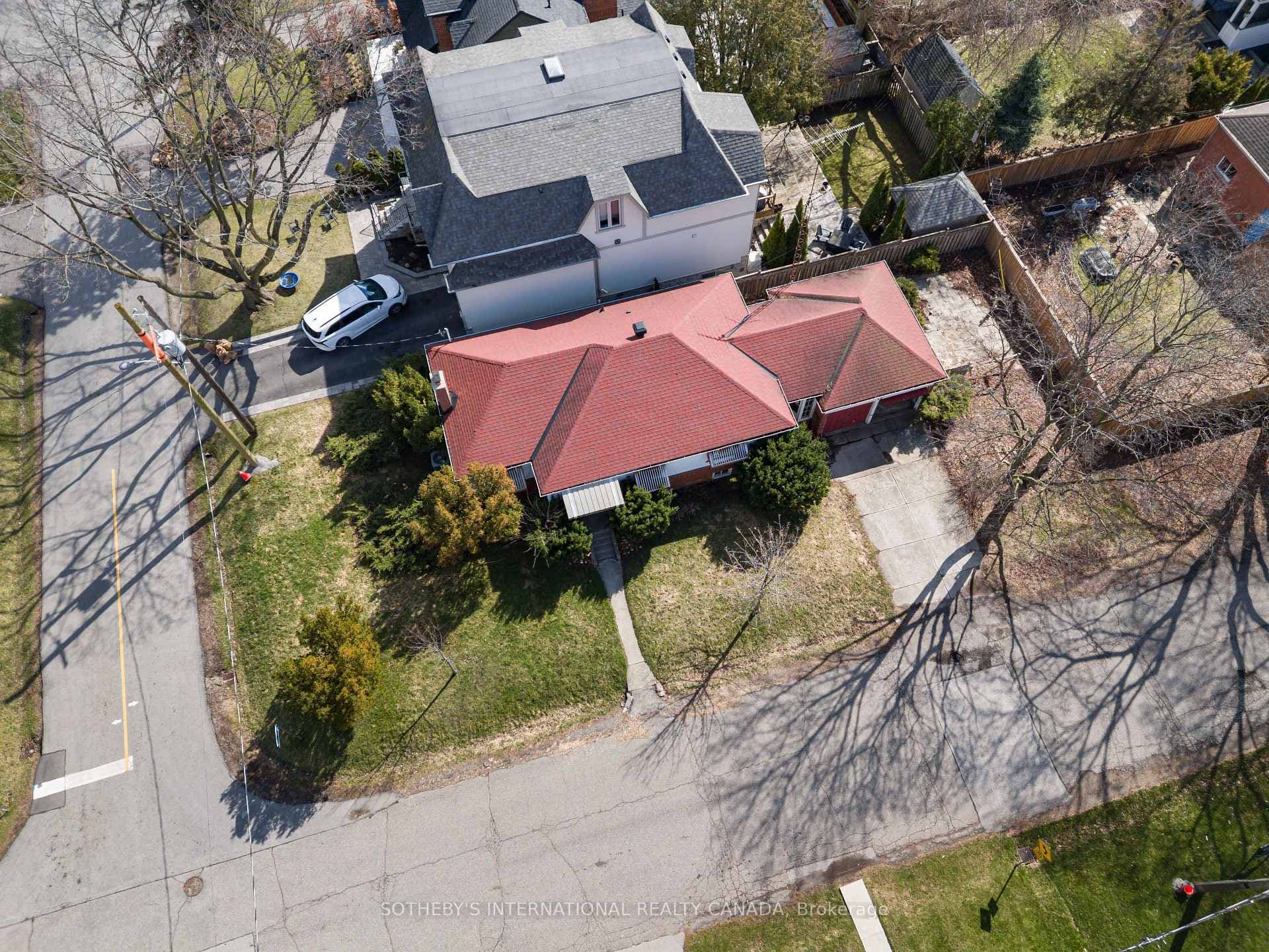 Aerial View Looking East
