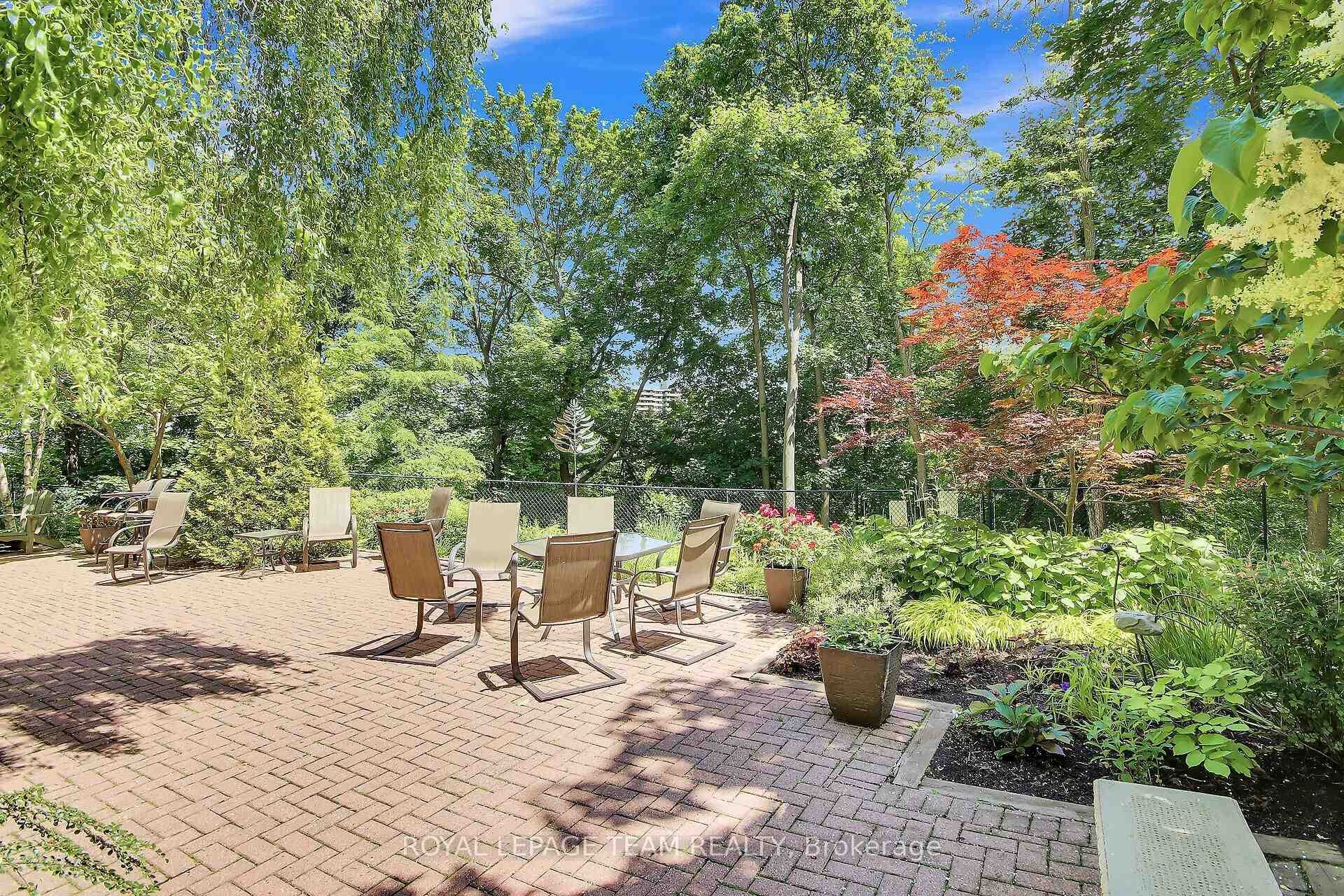 Ample sitting areas to enjoy the yard