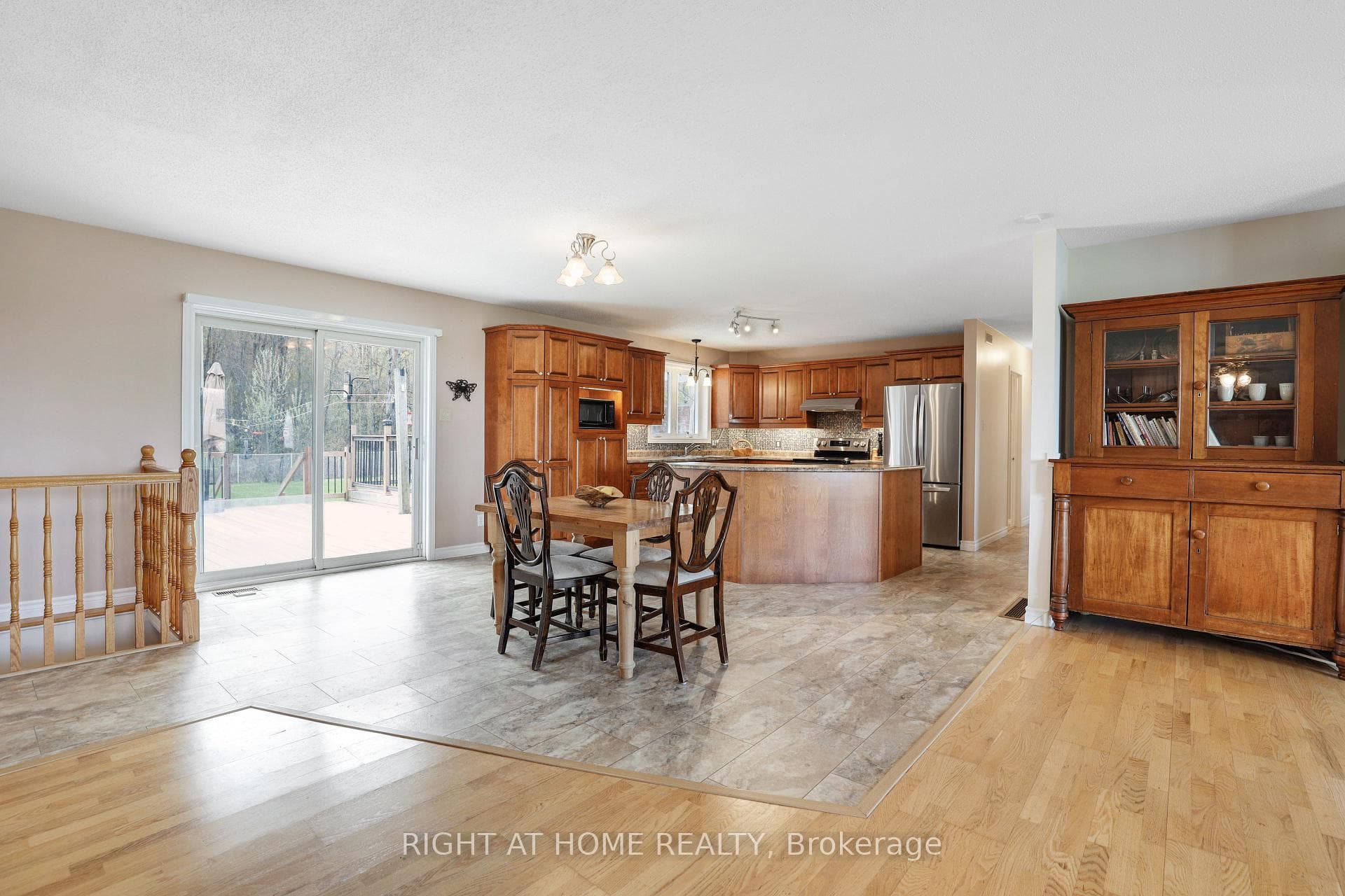 Dining with Patio Walkout