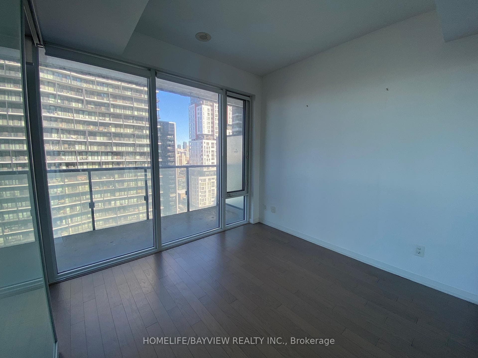 Bedroom- floor-to-ceiling windows