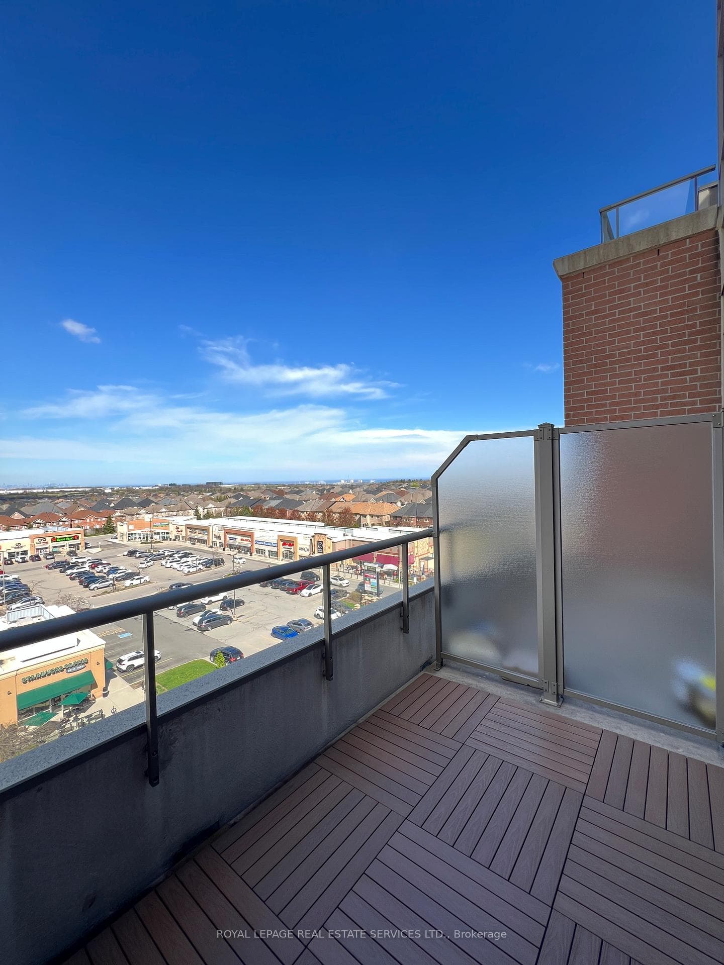 Private Balcony with Composite Deck Tiles