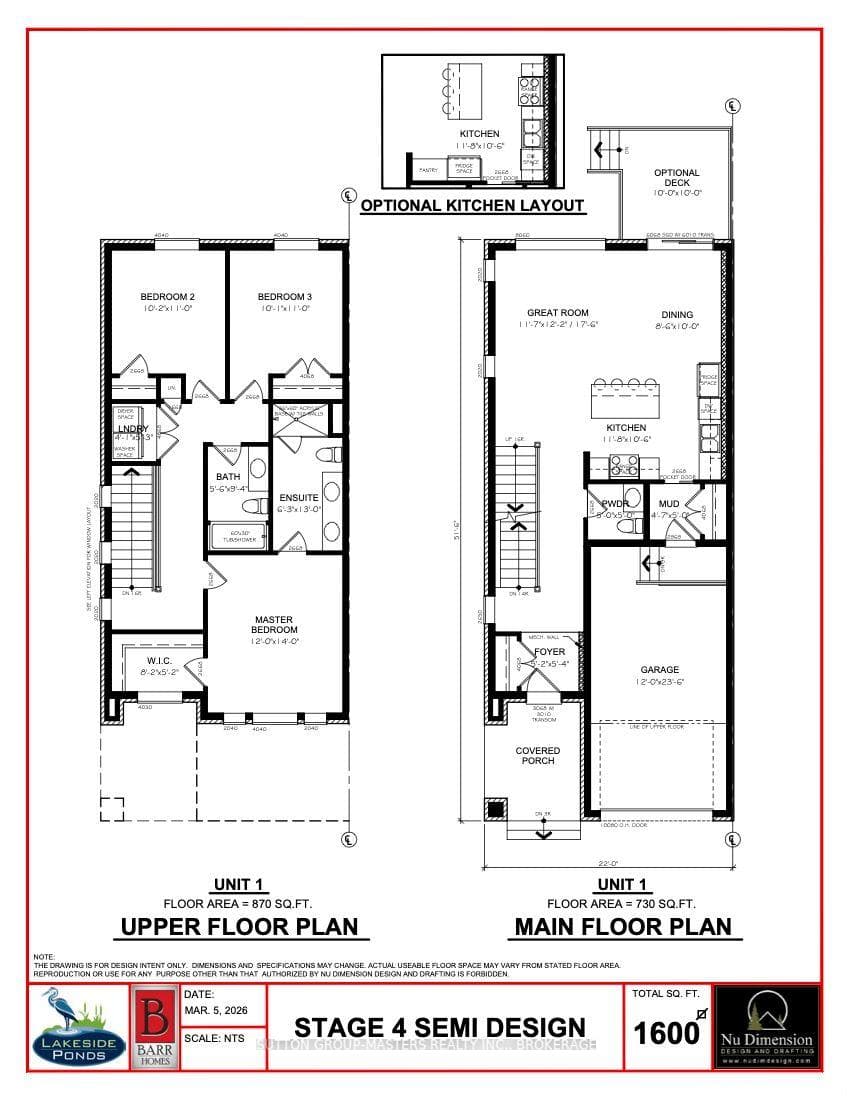 Interior floor plans.