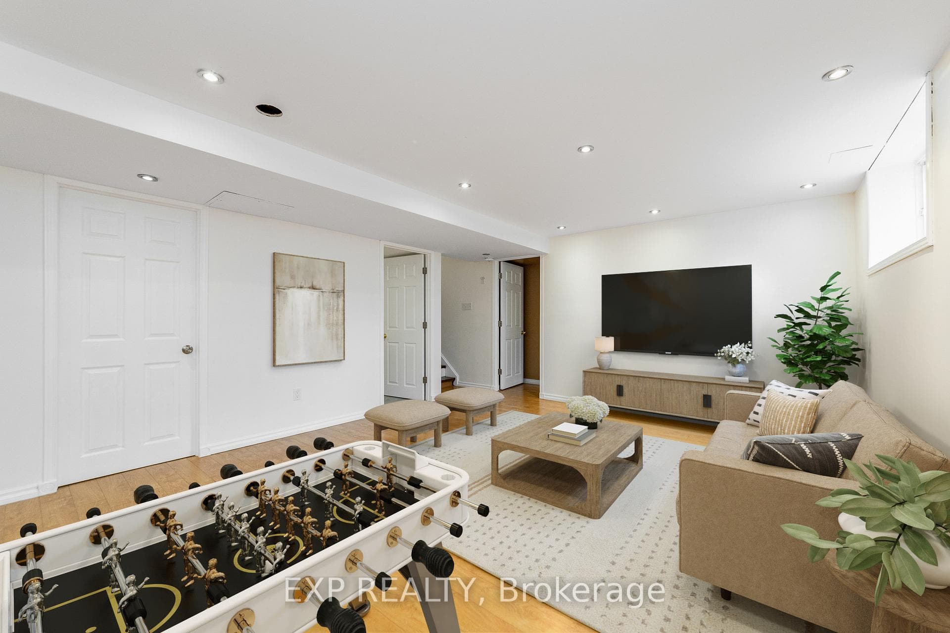 Recreation Room - Virtual Staging