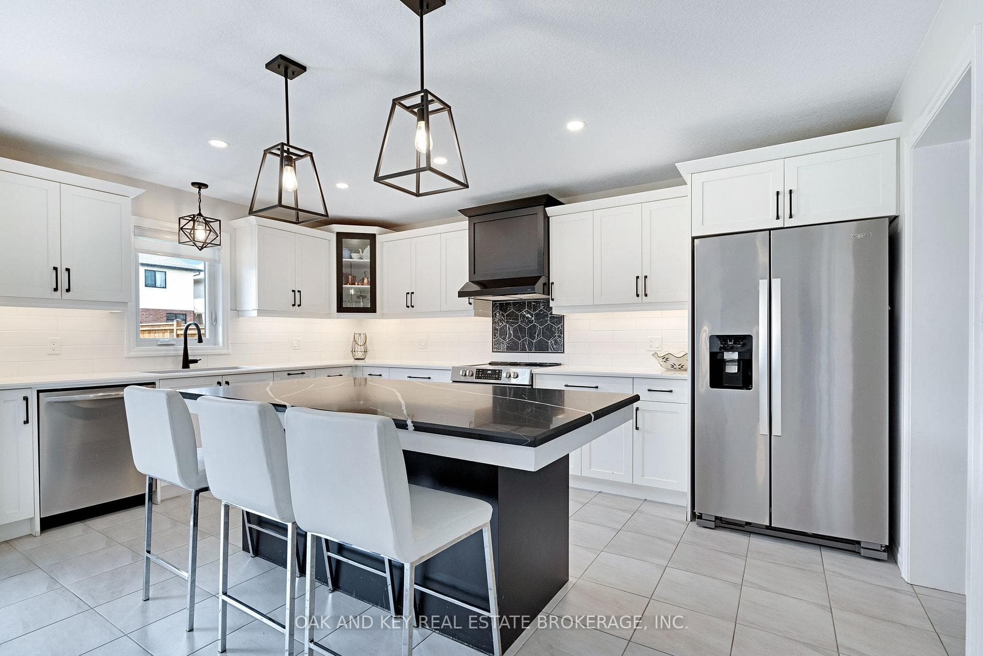 Bright kitchen with plenty of cabinet space.