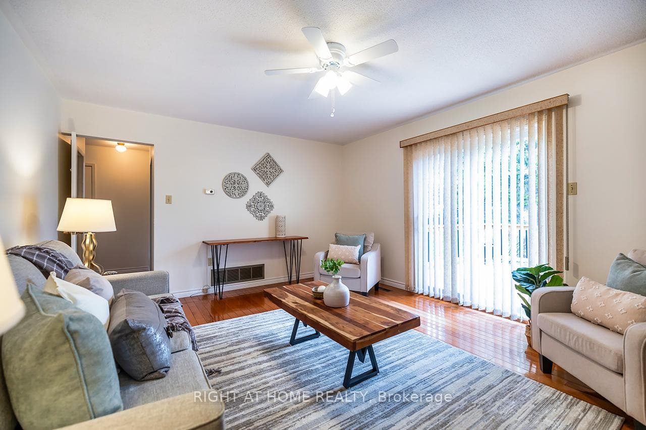 Family room walks out onto newer deck