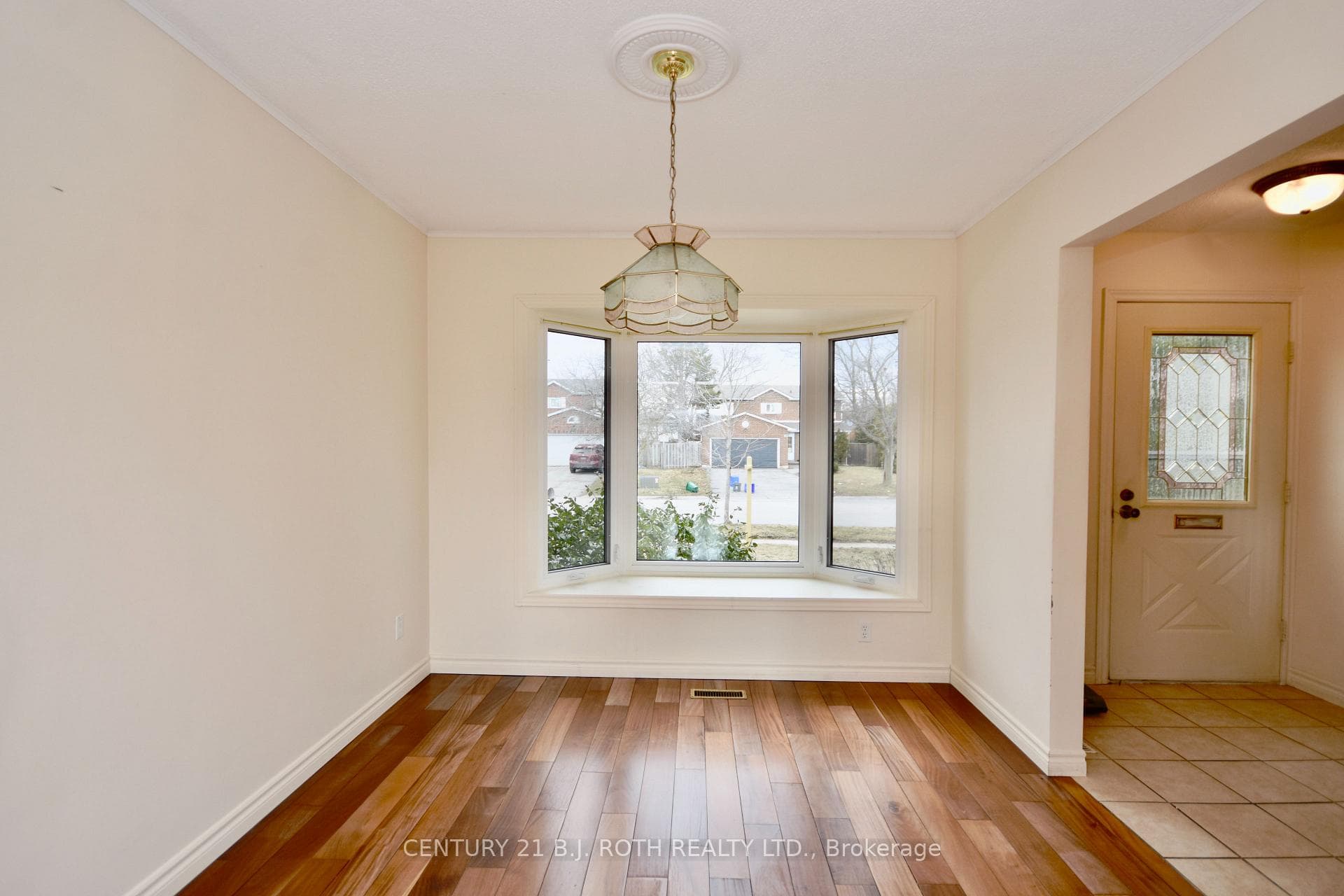 Dining room with hardwood floors