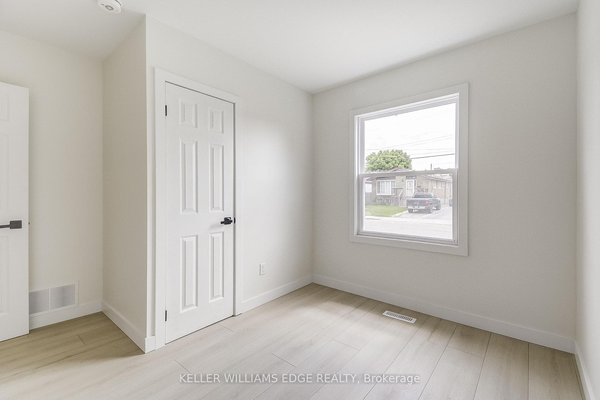 Spare room featuring a closet