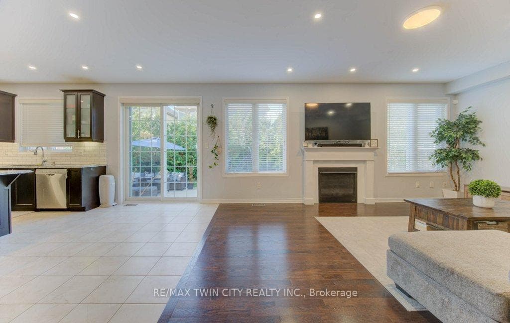 lots of windows and convenient walkout to patio