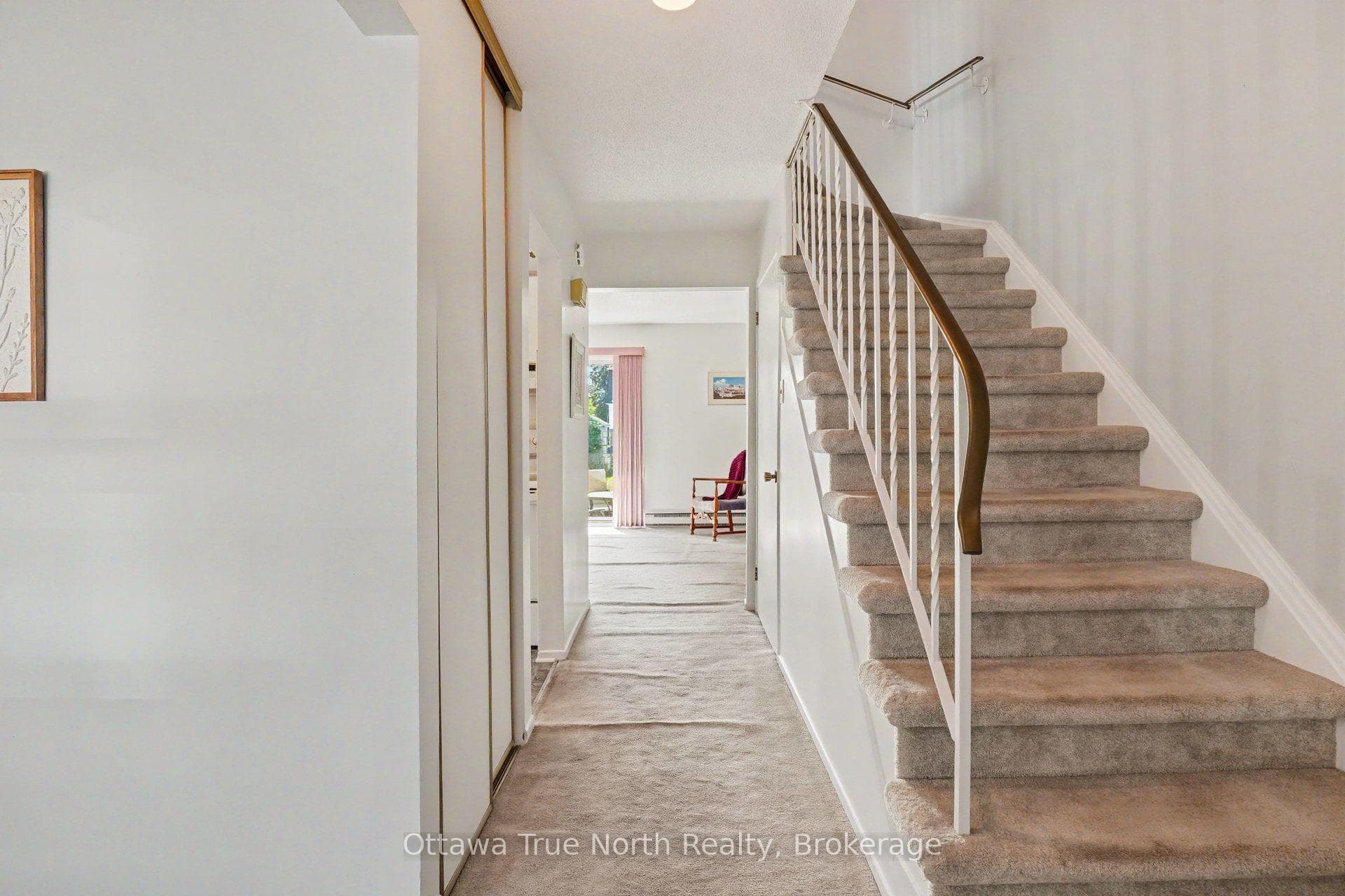 Hallway and Stairs to bedroom level