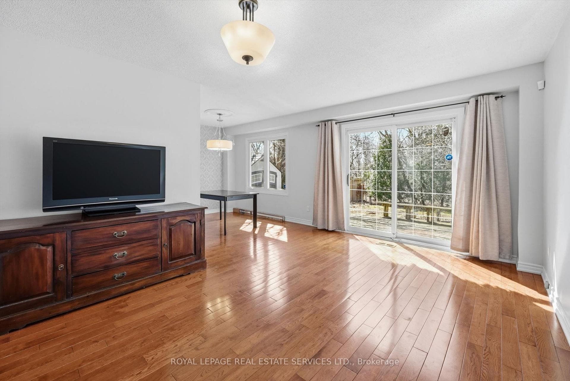 Walkout to Custom Deck from the Living Room