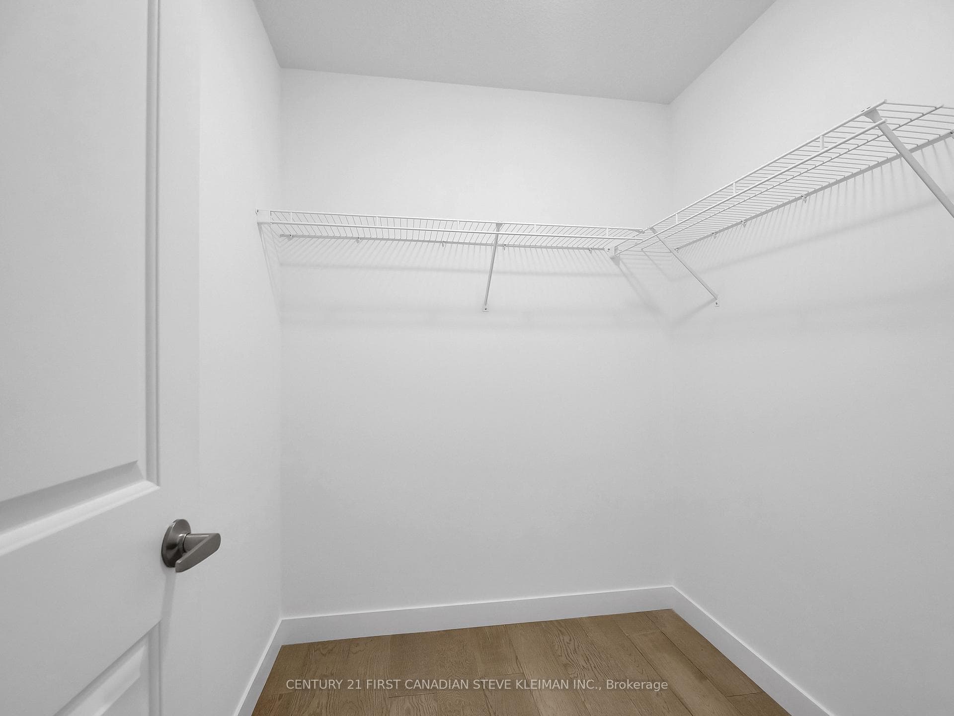 Walk in primary closet