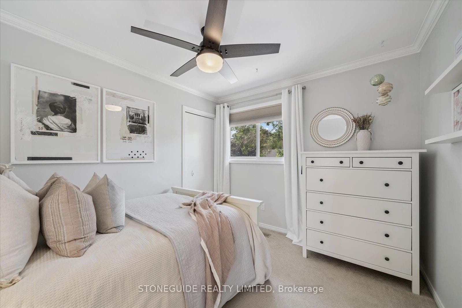 2nd Bedroom w/ Crown Moulding