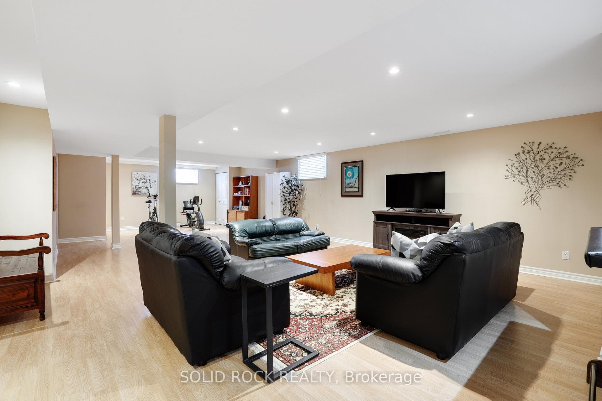 Basement recreation room