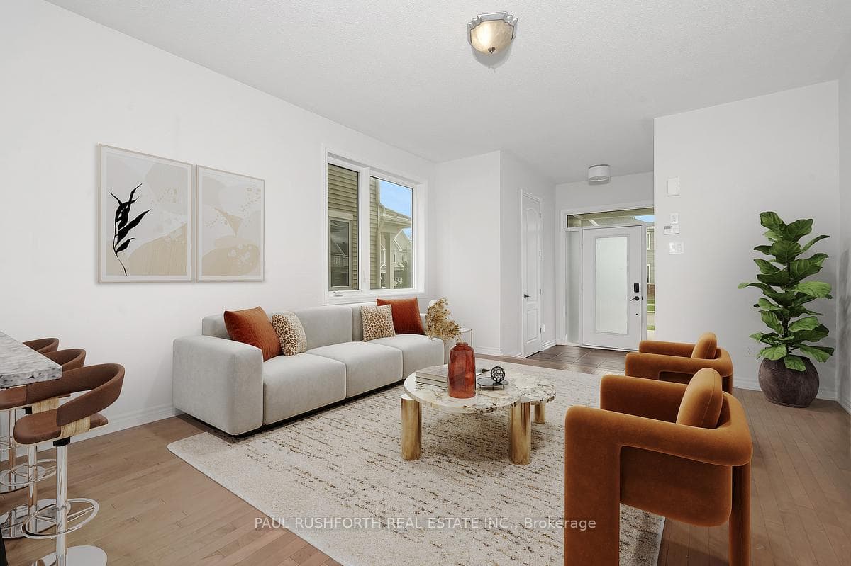 Virtually Staged Living Room