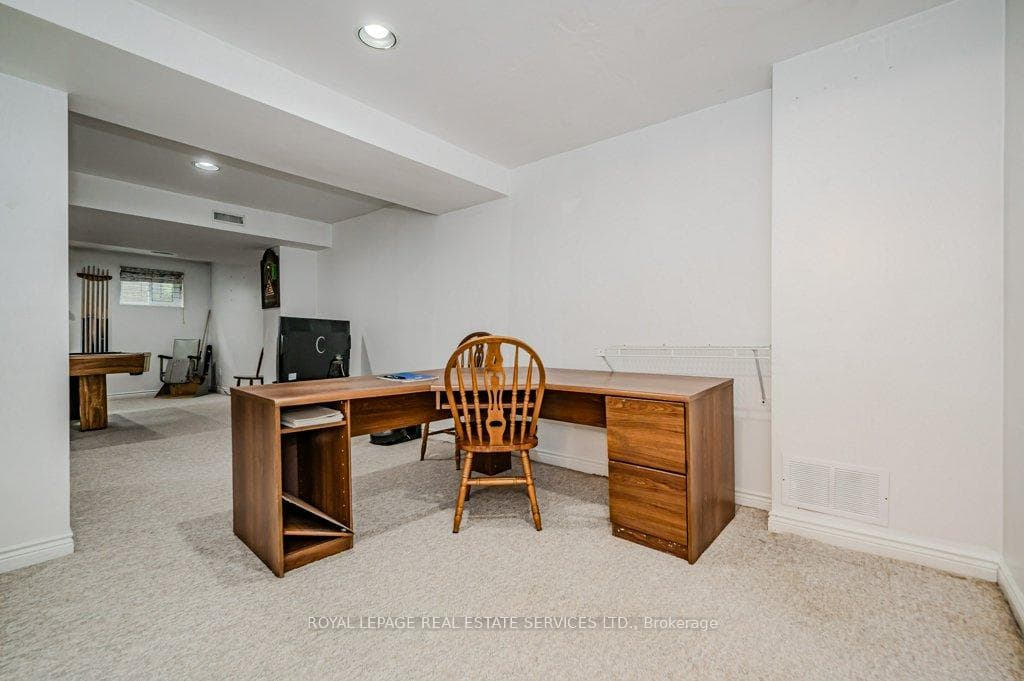 Space for an Office Area in the Recreation Room