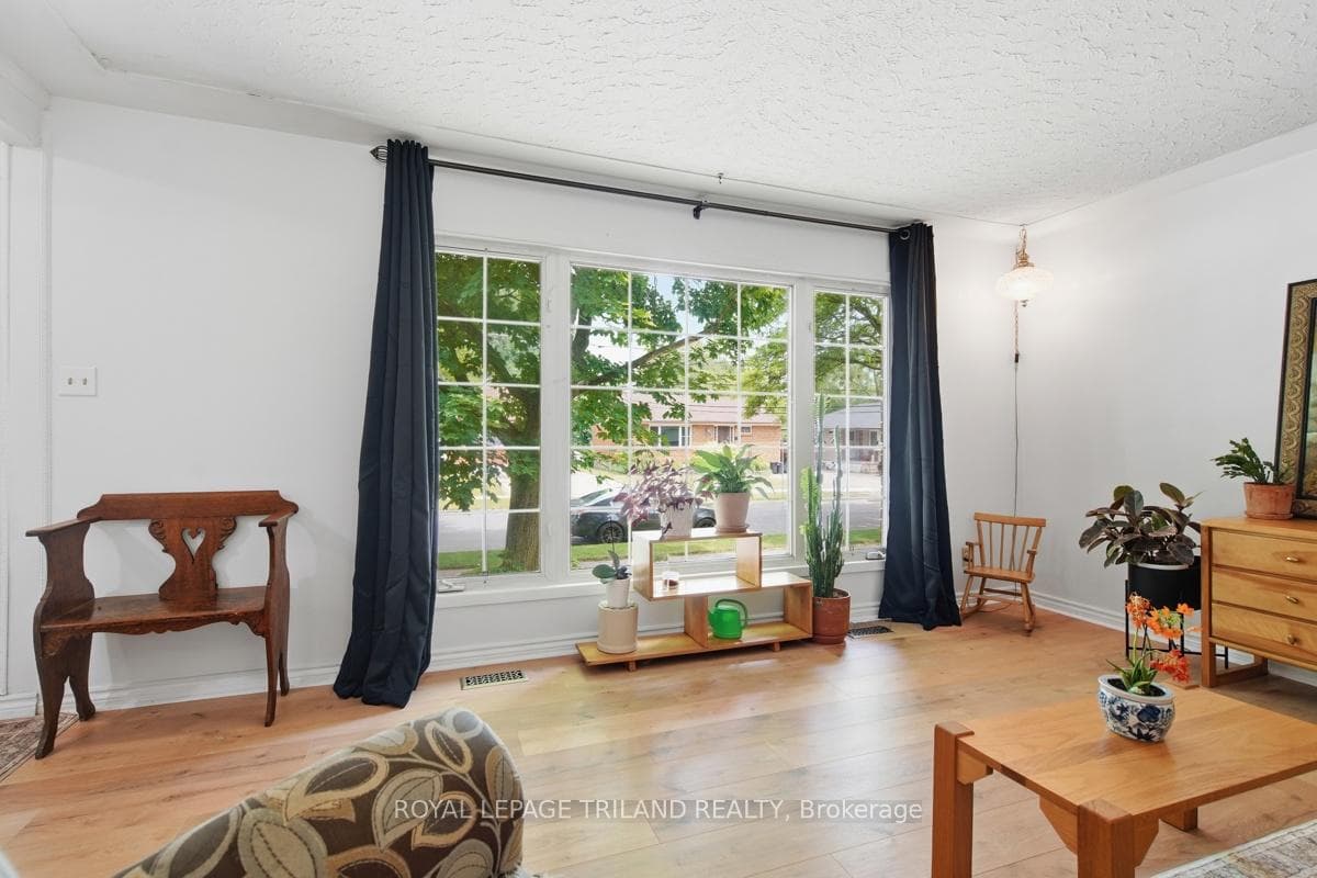 Lots of natural light in living room