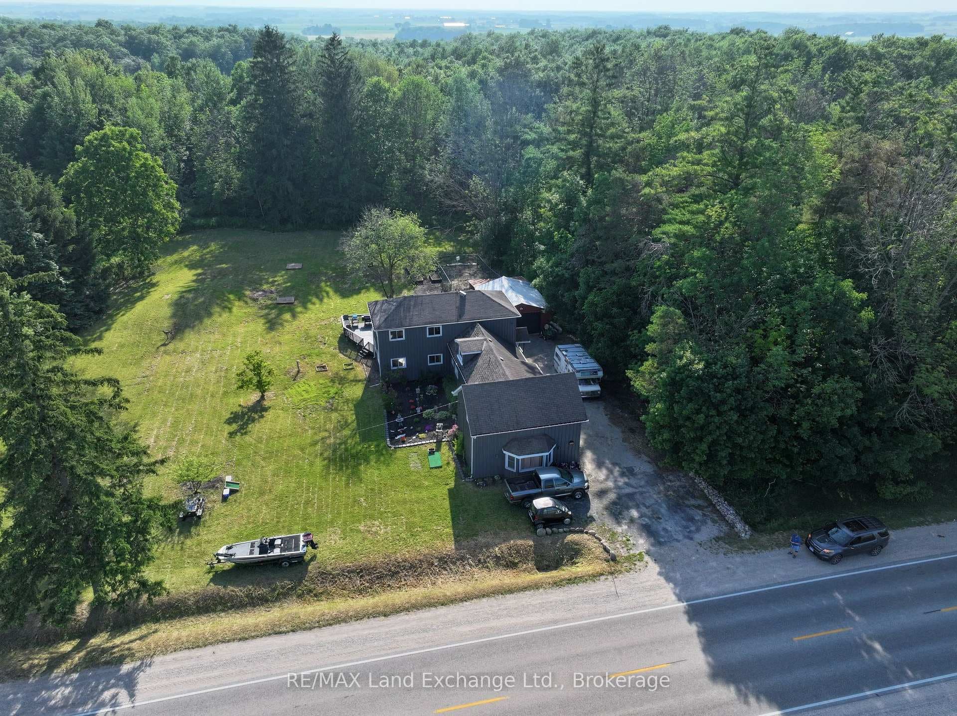 East side of Property