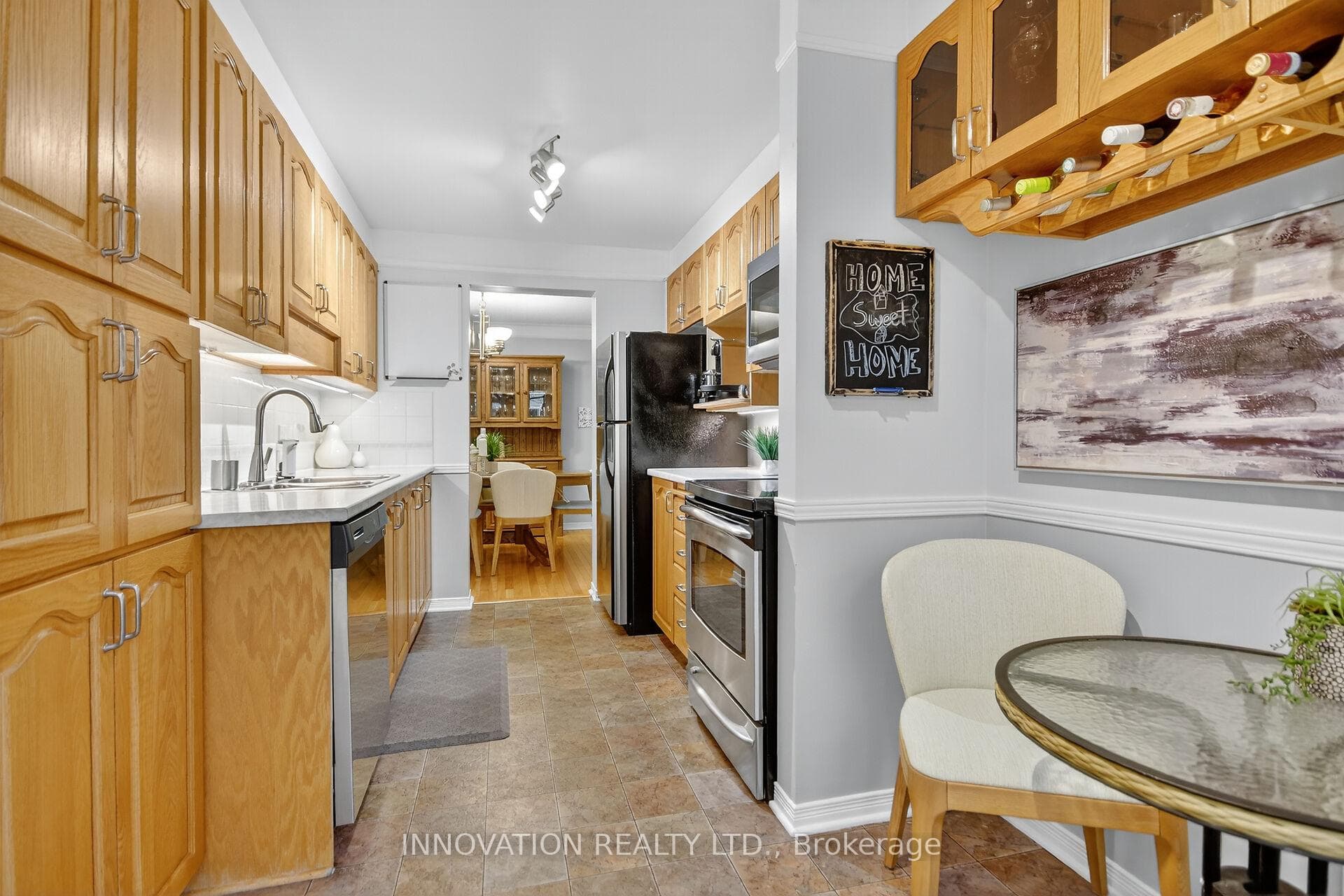 Plenty of cupboard & countertop space