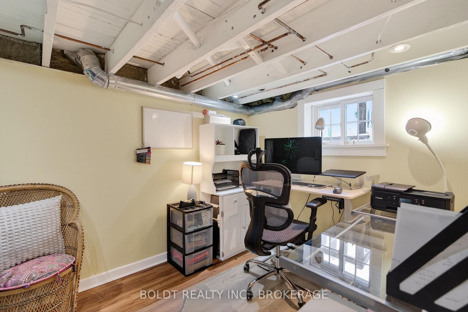 Basement office