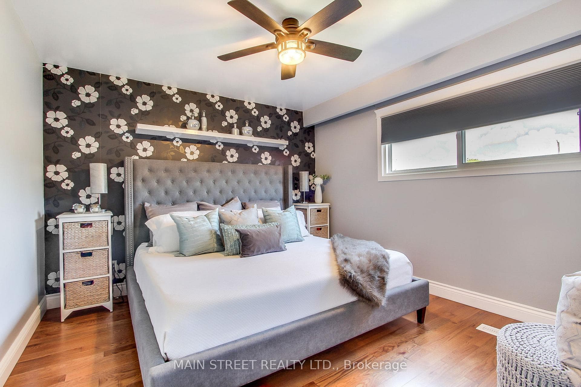 Primary Bedroom With Ceiling Fan
