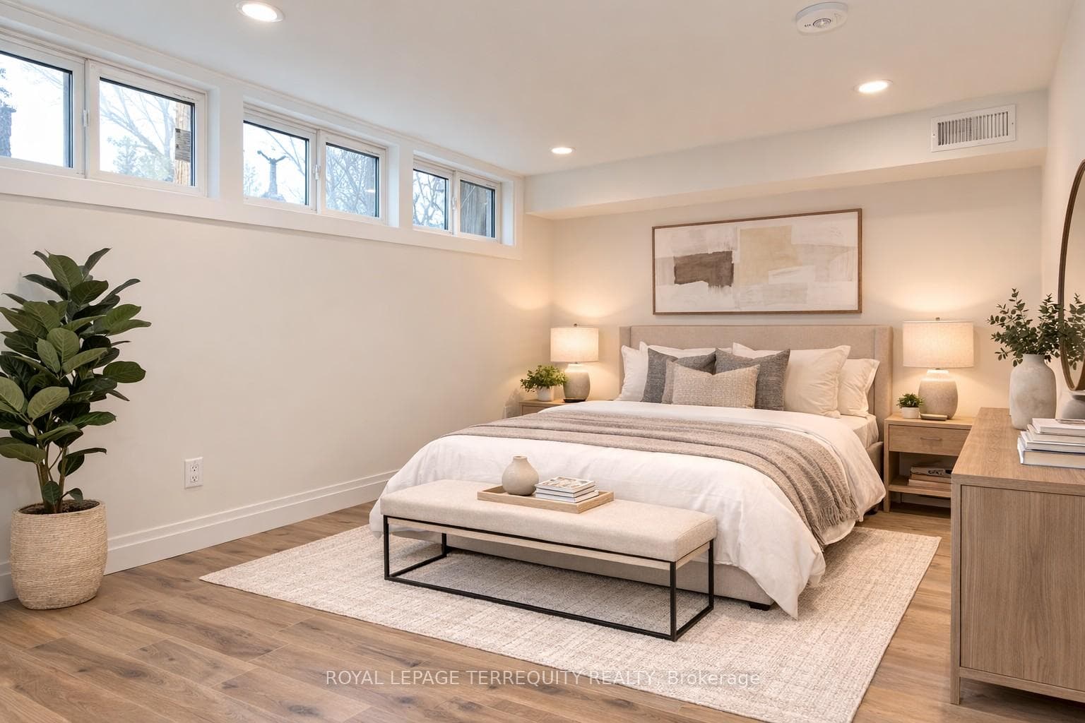 Primary bedroom (virtually staged)