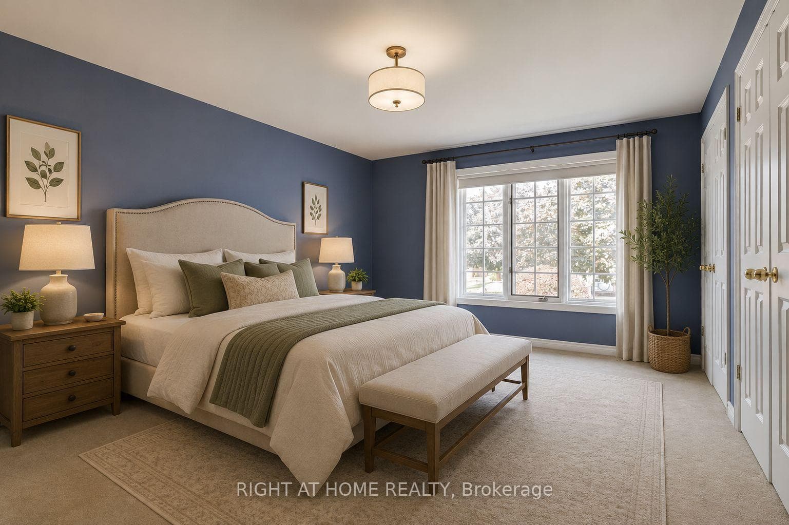 Primary Bedroom Virtually Staged