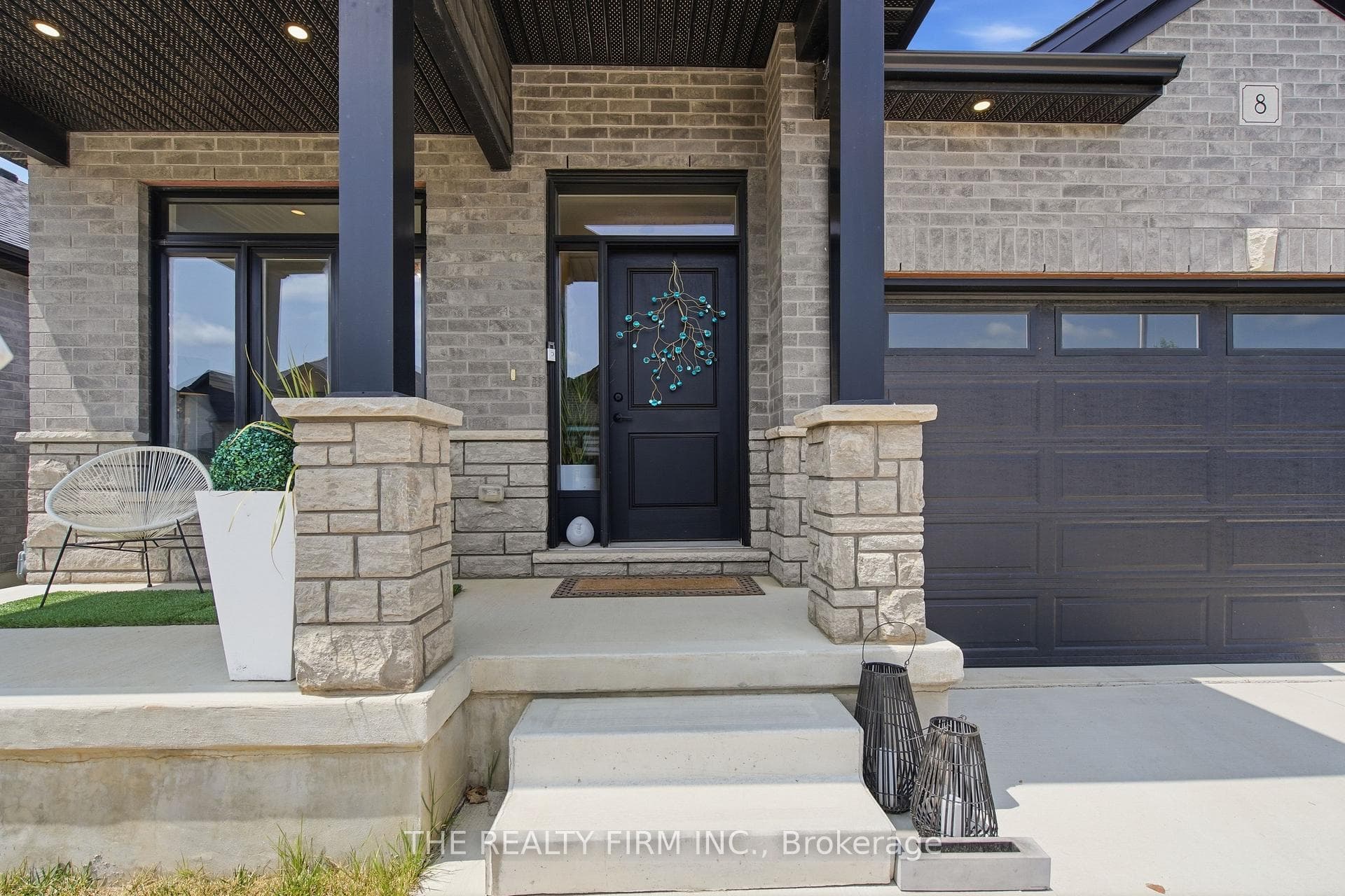 Gorgeous stone entryway