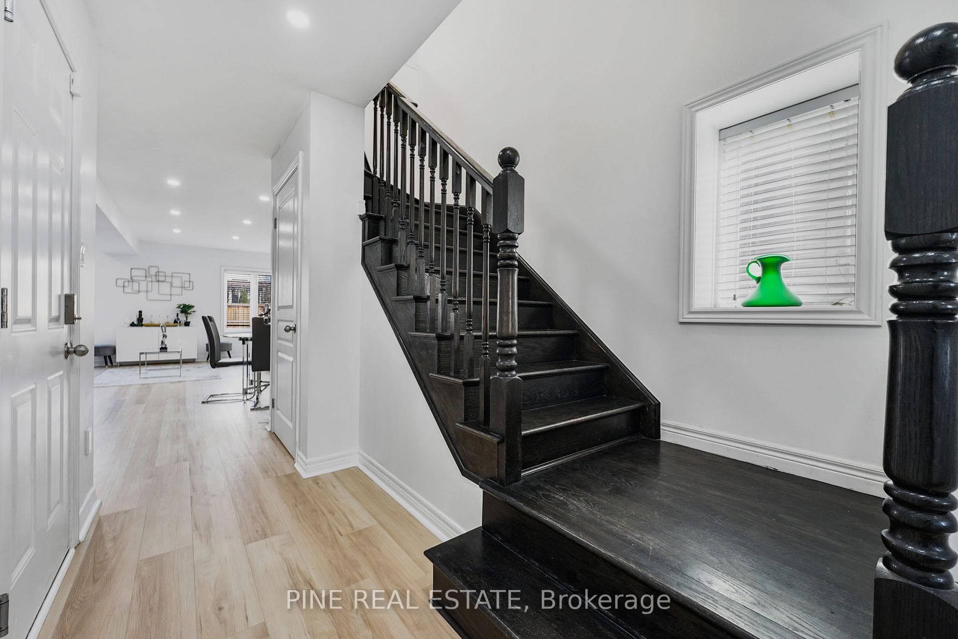 Stairs to upper level