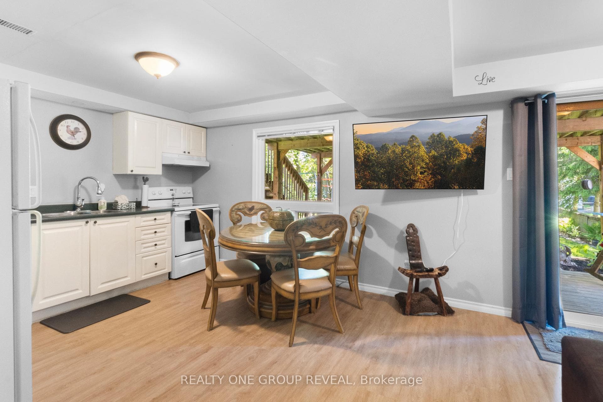 basement kitchen
