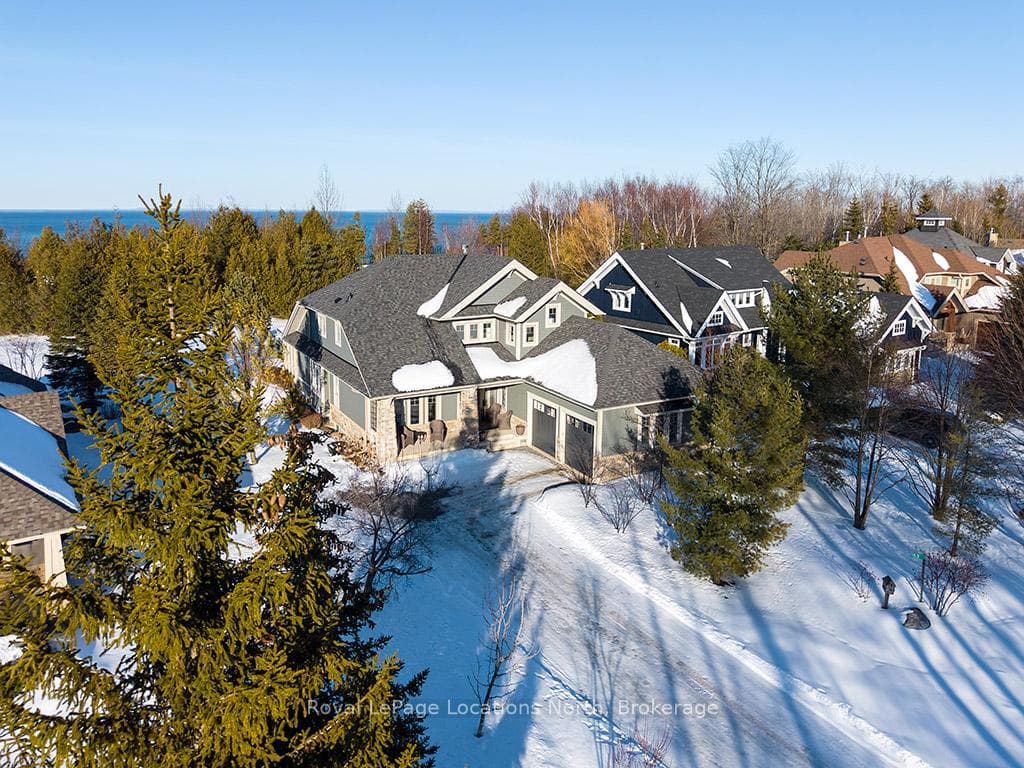 Front View With Georgian Bay In The Distance