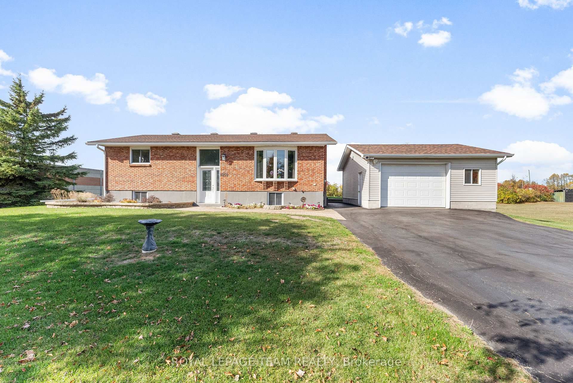Front of Home and Garage