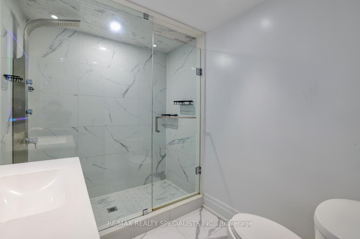 Lower level bathroom.