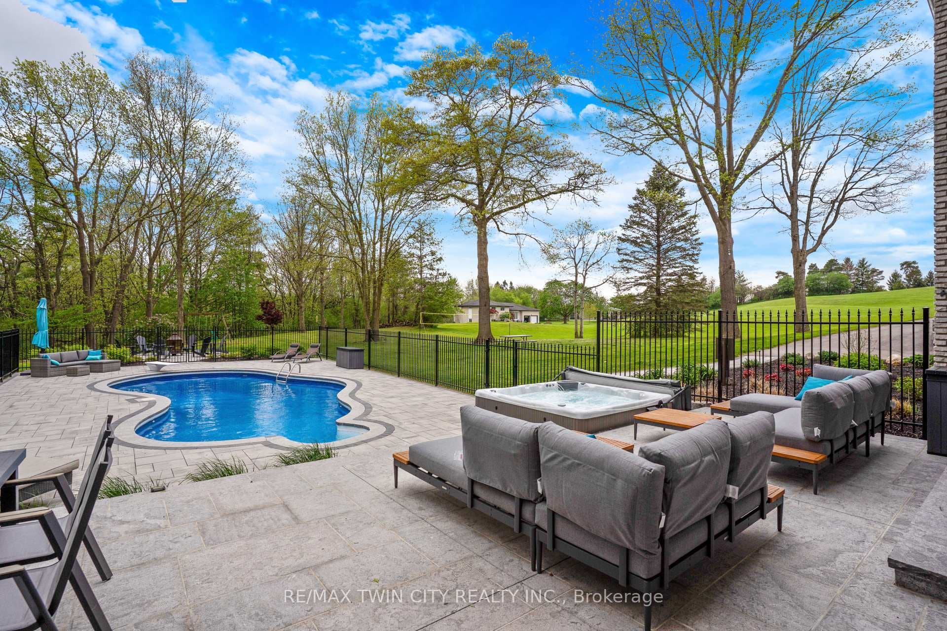 Over 1 acre of land