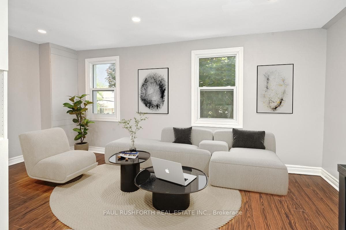 Unit B-Virtually Staged Living Room