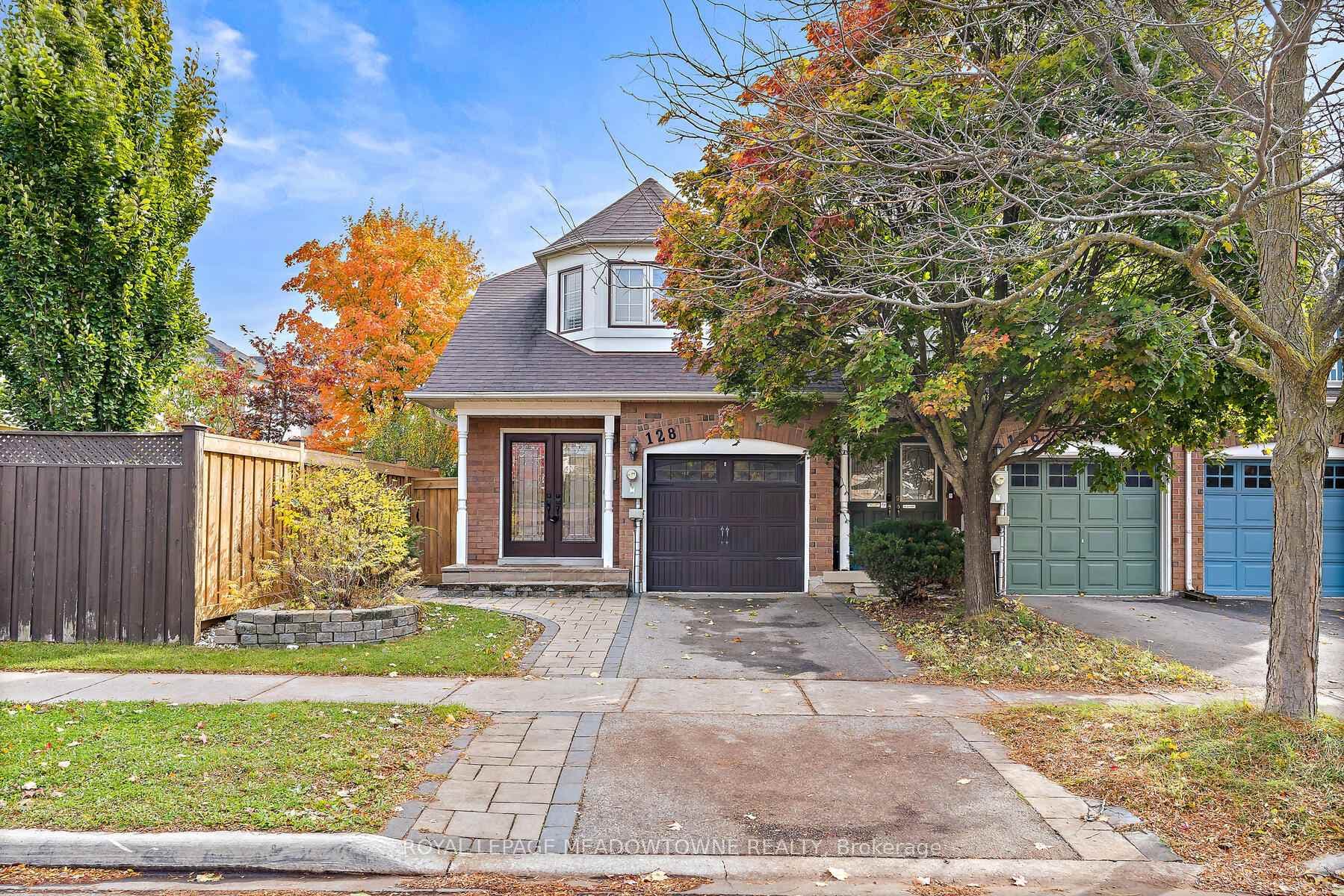End unit townhome with private drive