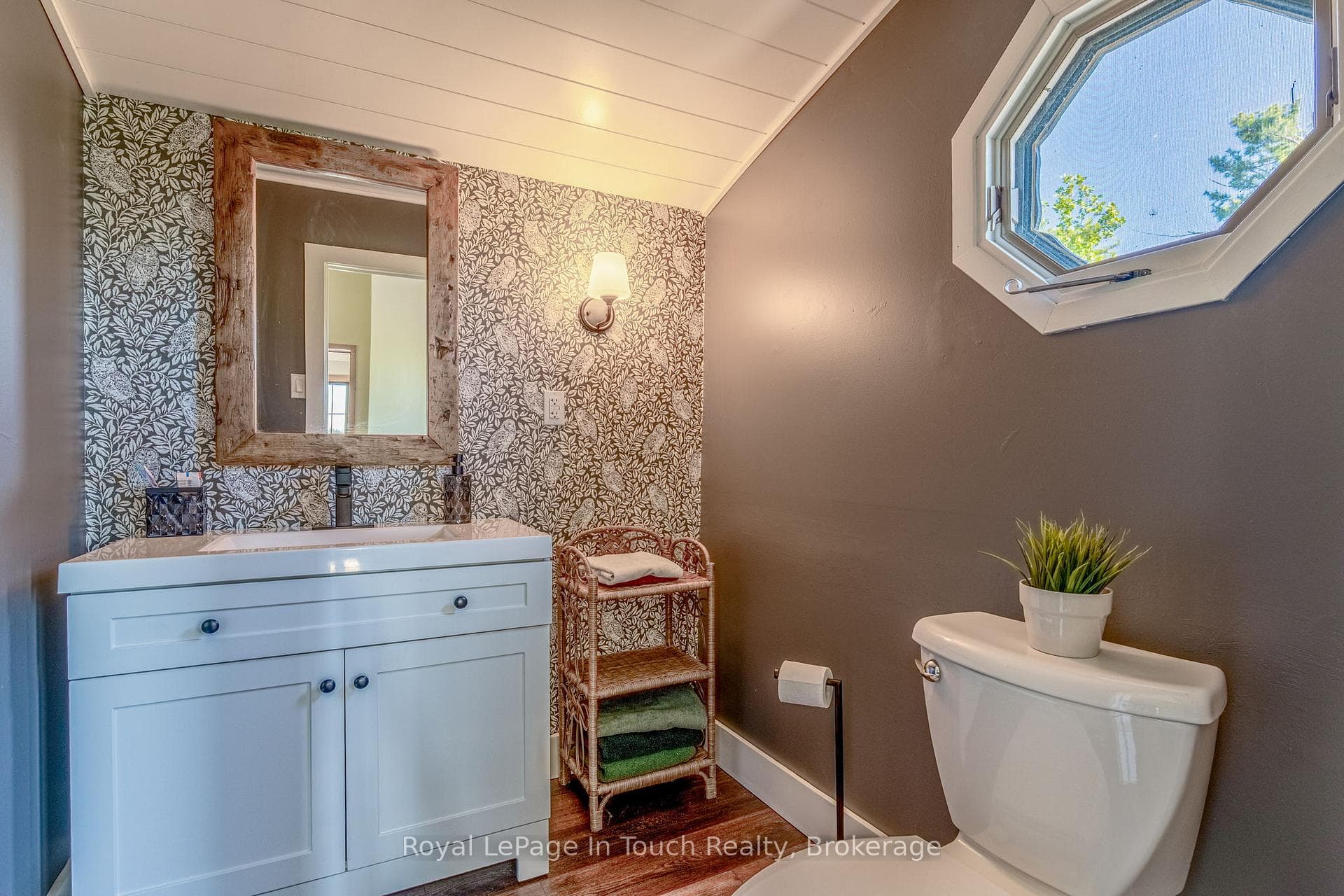 2pc lavatory on second floor
