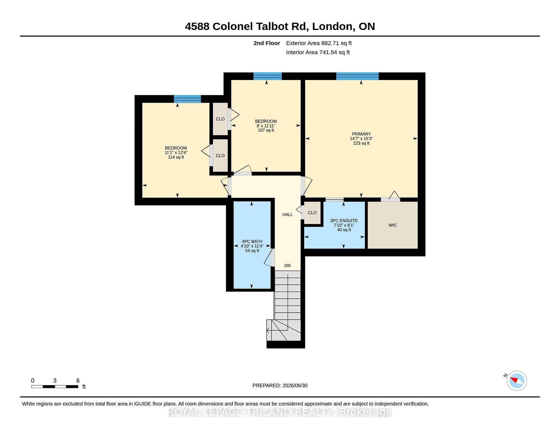 4588 COLONEL TALBOT ROAD - FLOORPLAN 2ND FLOOR