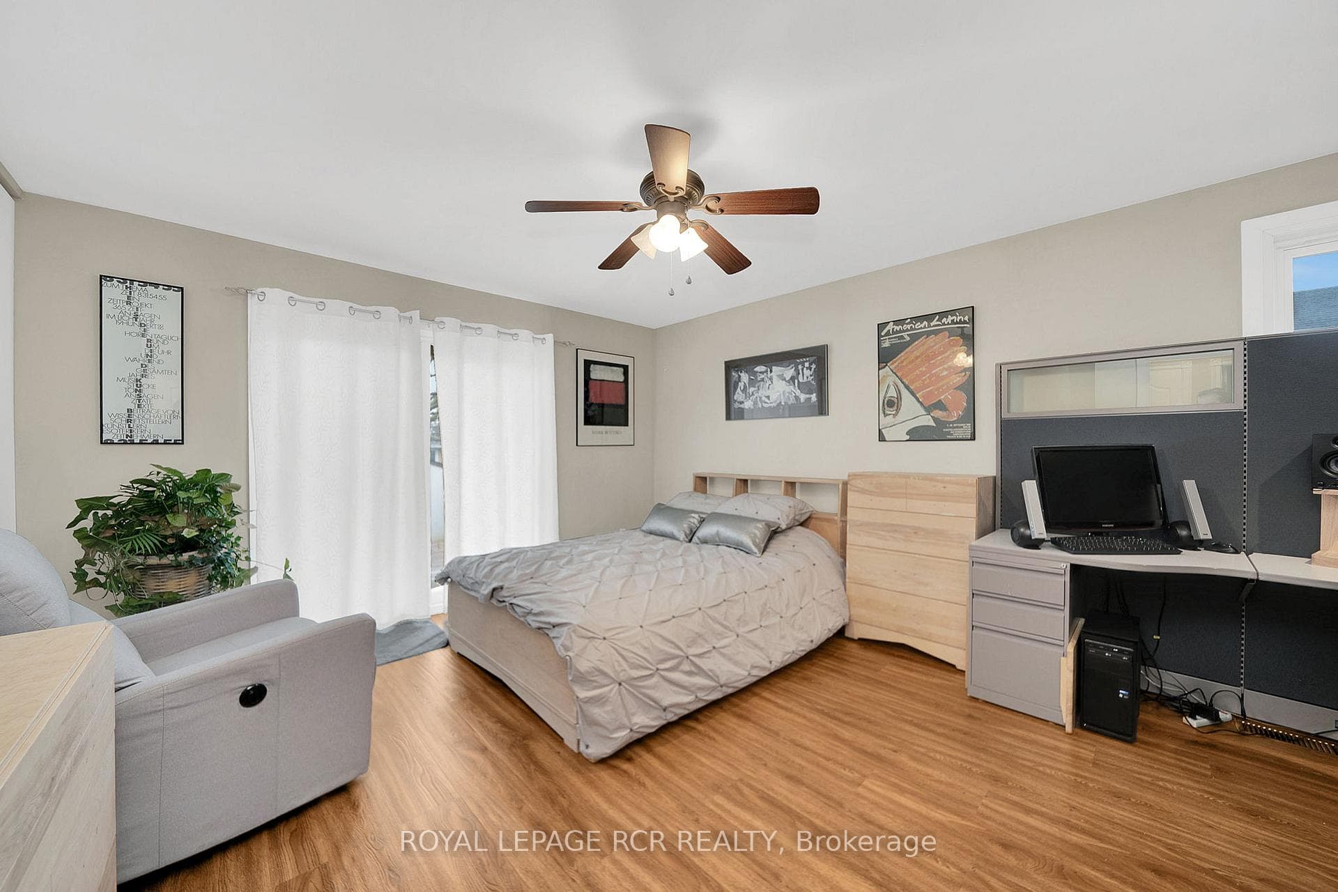 Primary Bedroom with Walk-Out to Yard/Back Deck