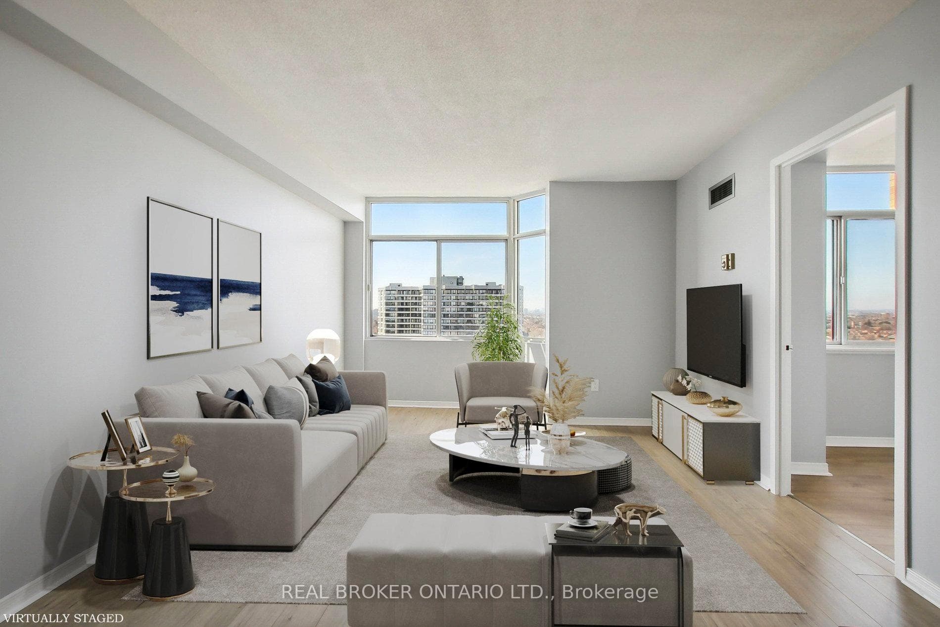 Living Room - Virtually Staged